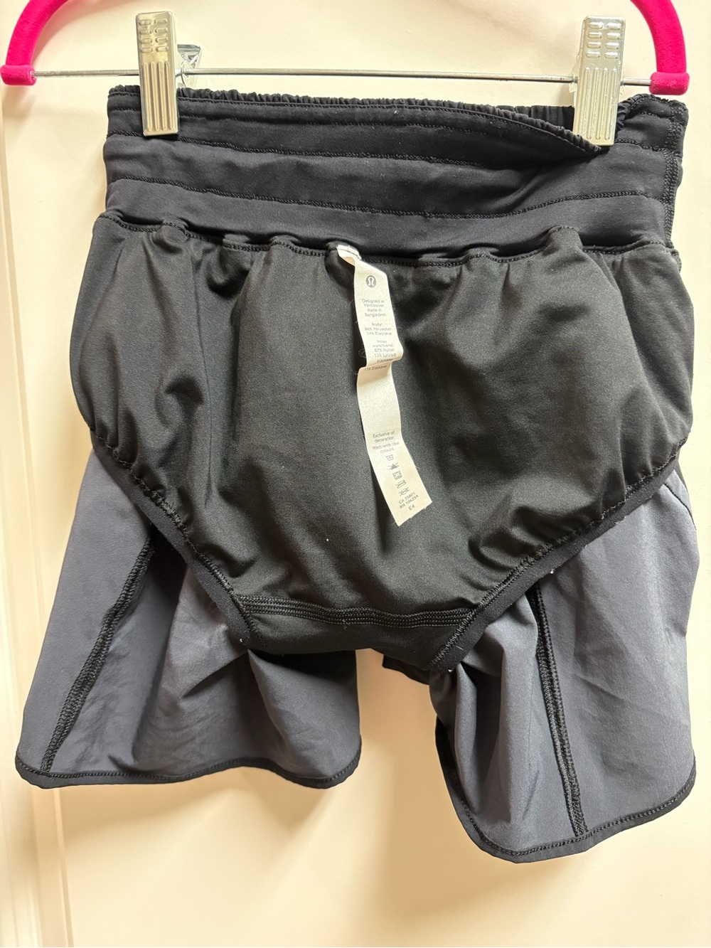 lululemon athletica Black Tiered Athletic Shorts - Picture 6 of 7